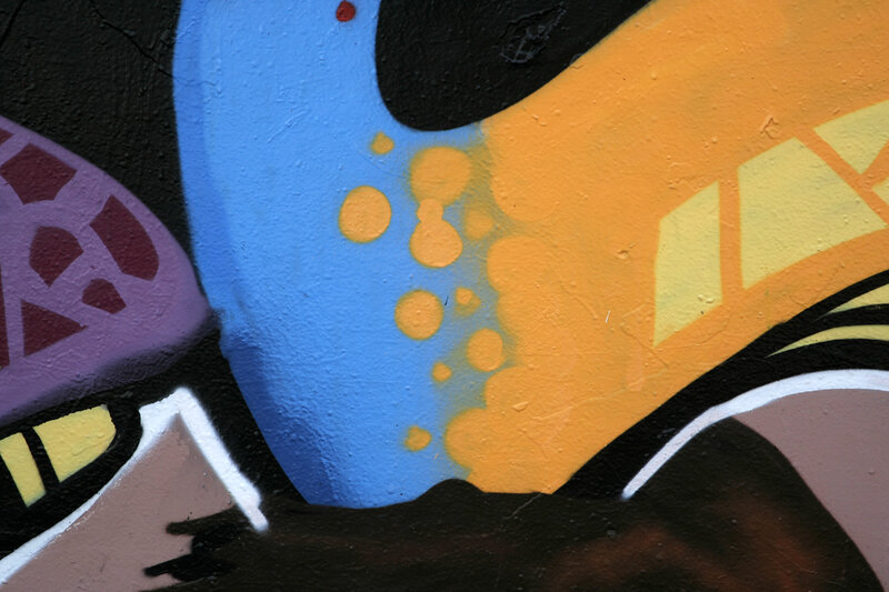 colorful graffiti art