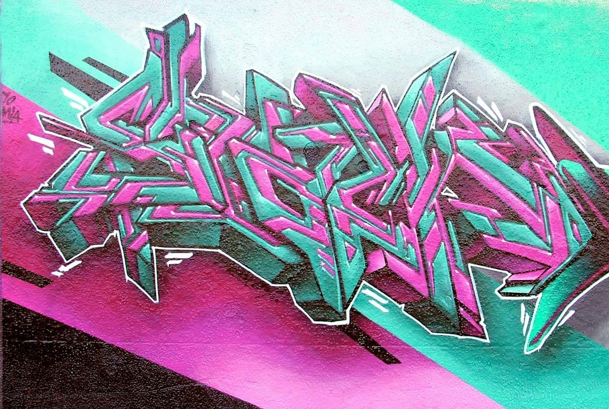 colorful graffiti art