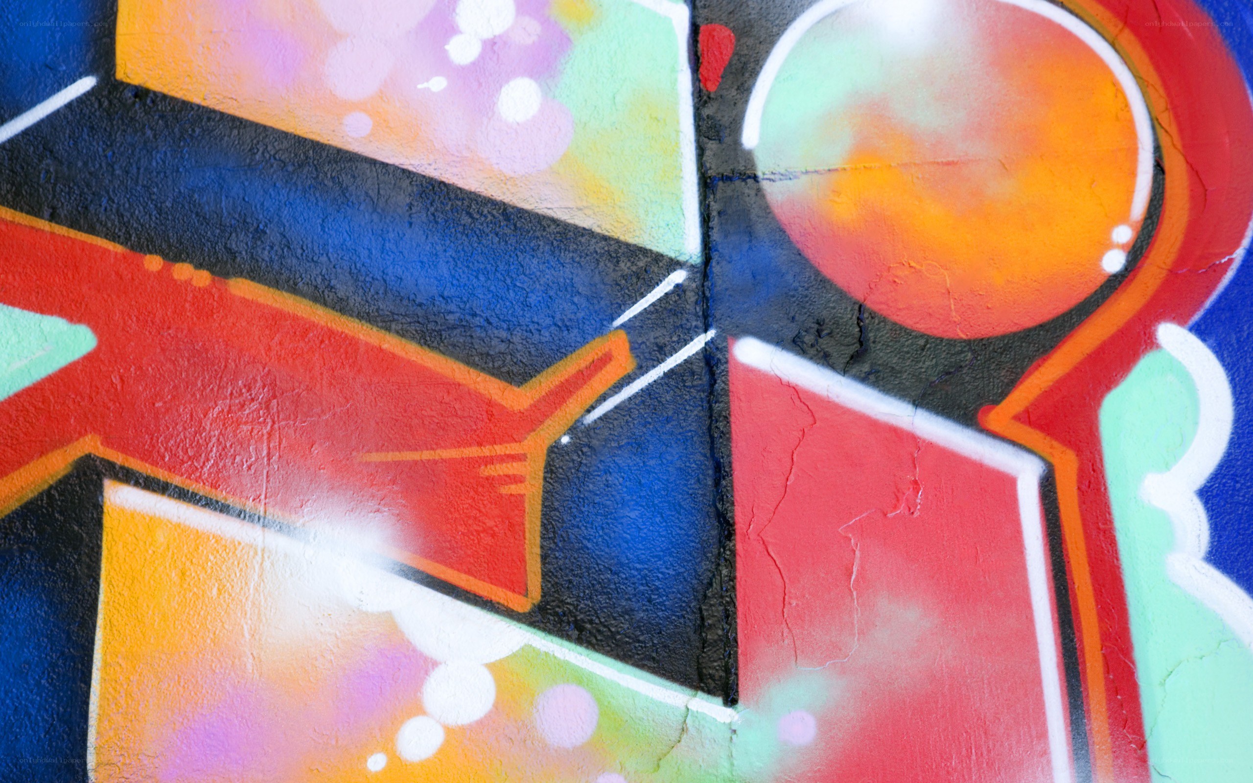 colorful graffiti art