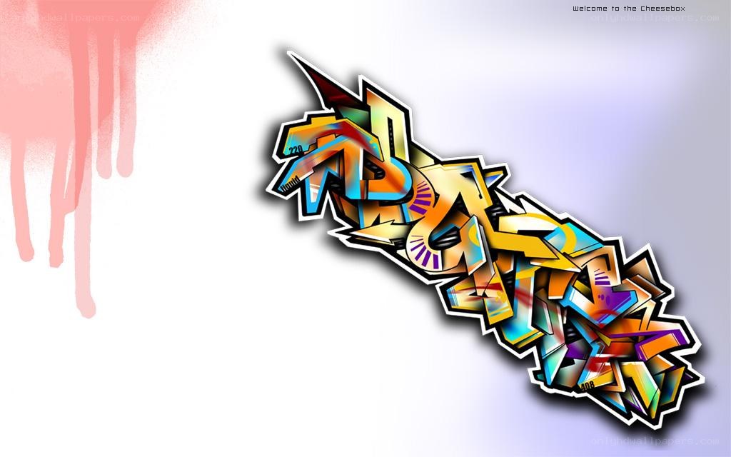 colorful graffiti art design