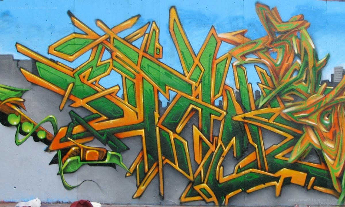 colorful graffiti art on wall