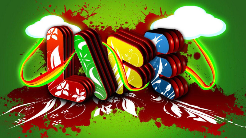 colorful graffiti art with the word love