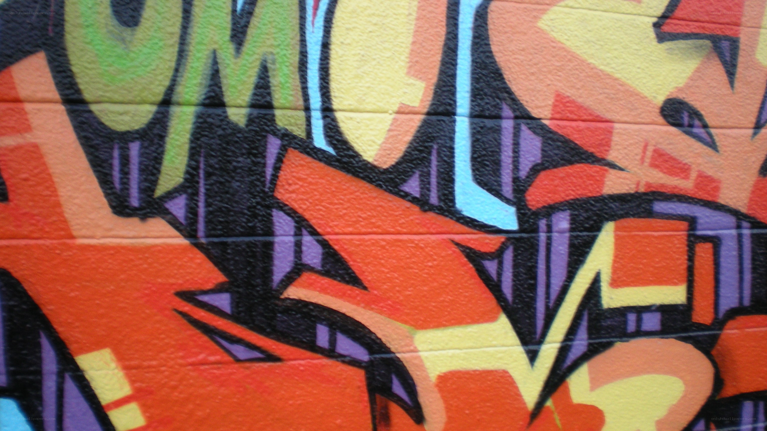 colorful graffiti on a wall