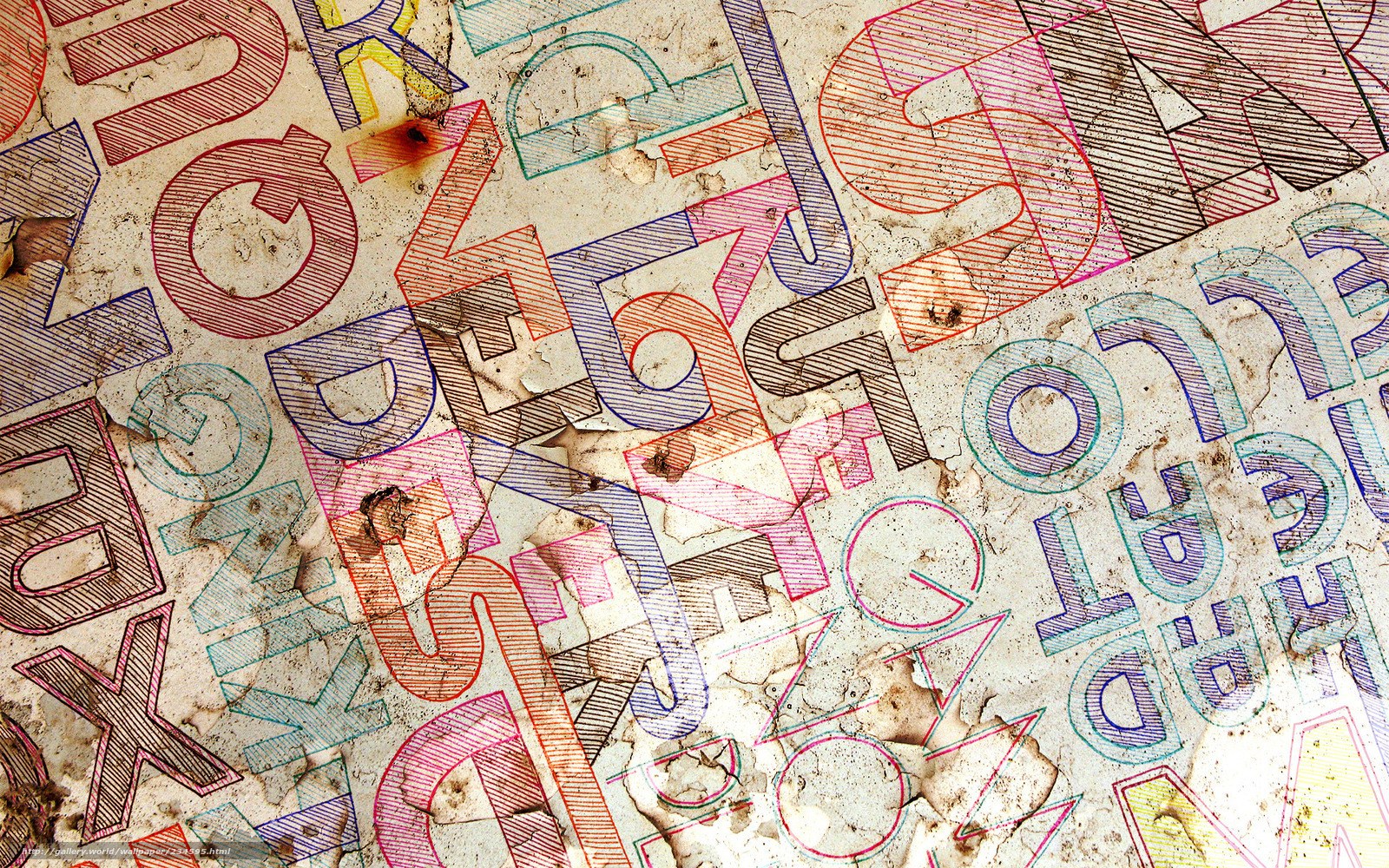 Colorful graffiti on weathered wall