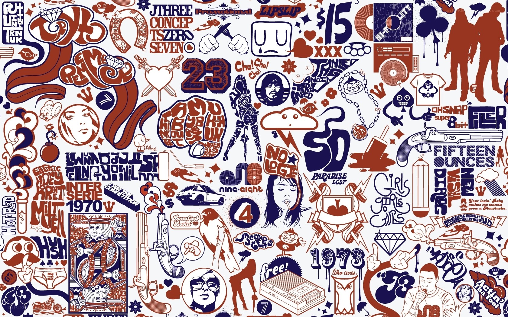 colorful graphic collage