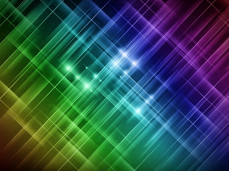 colorful grid light pattern
