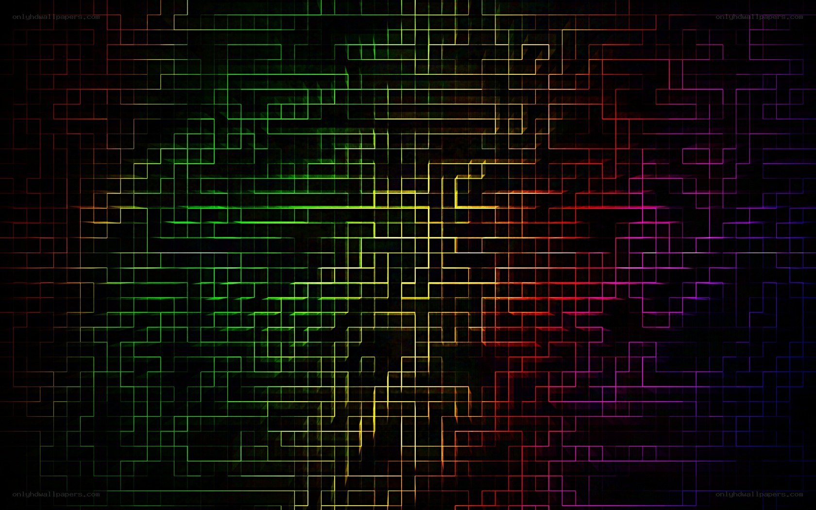 colorful grid pattern