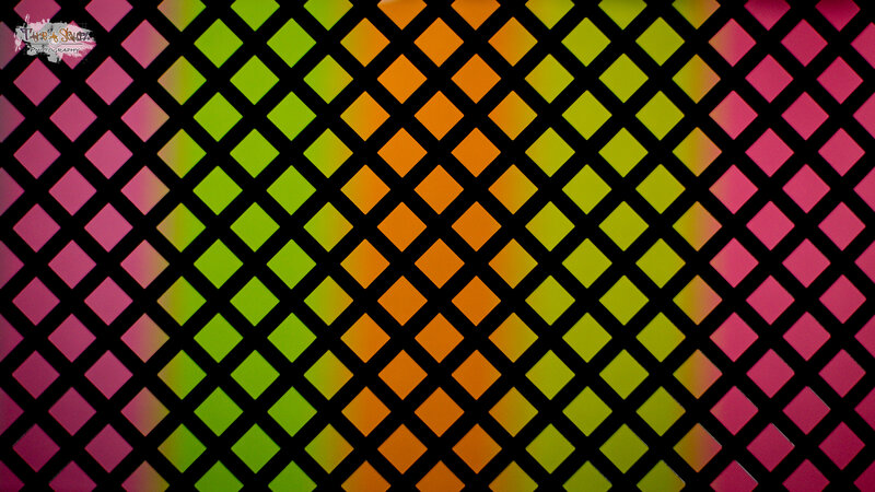 Colorful Grid Pattern — Pink, Vibrant, Abstract