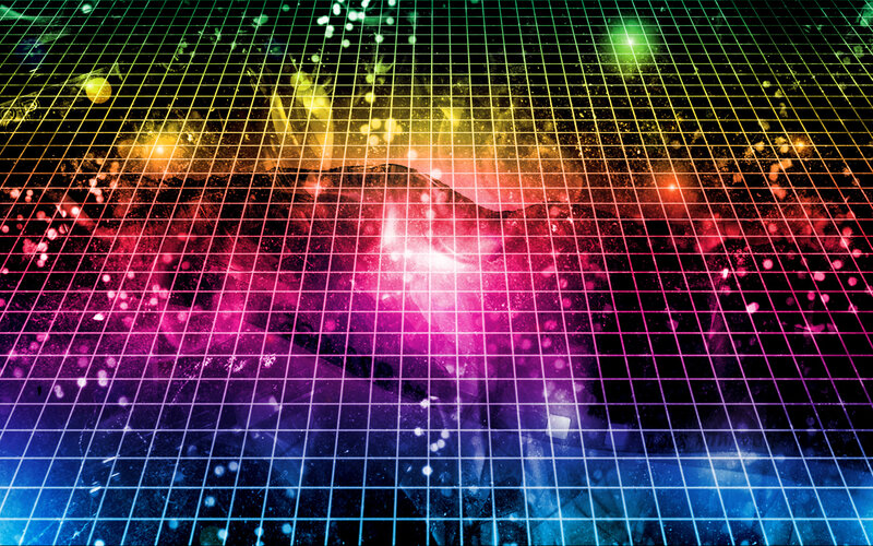 Colorful Grid Pattern — Pink, Vibrant