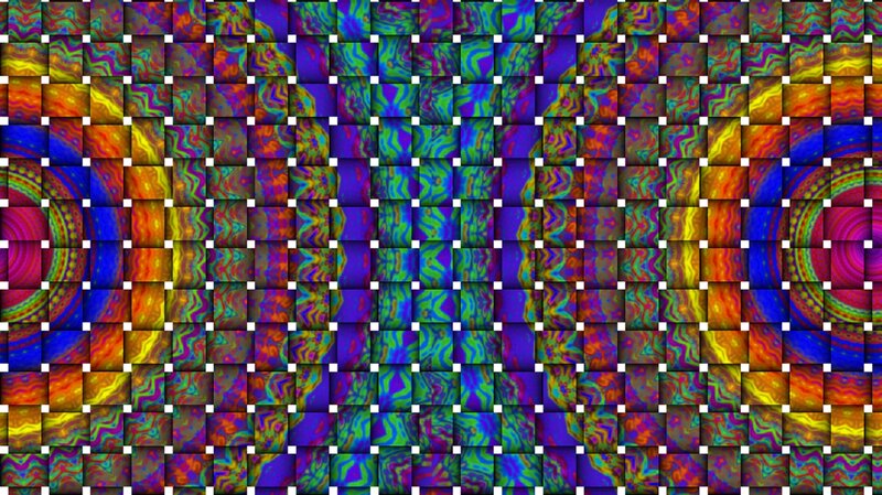 Colorful Grid Pattern — Purple, Vibrant