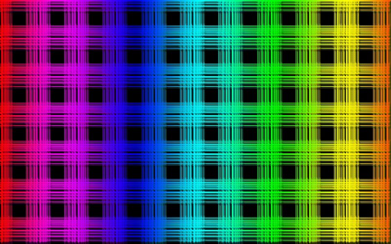 Colorful Grid Pattern — Red, Vibrant, Abstract, Lines