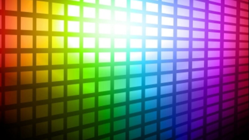 Colorful Grid Pattern — Red, Vibrant