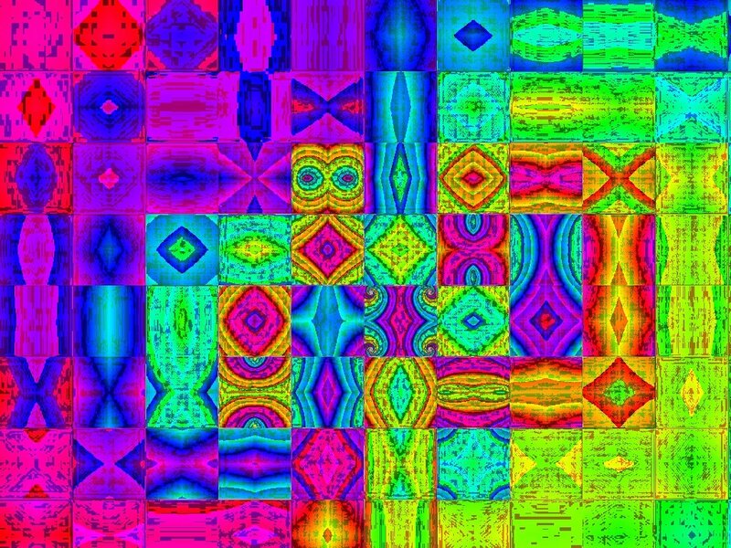 Colorful Grid Patterns