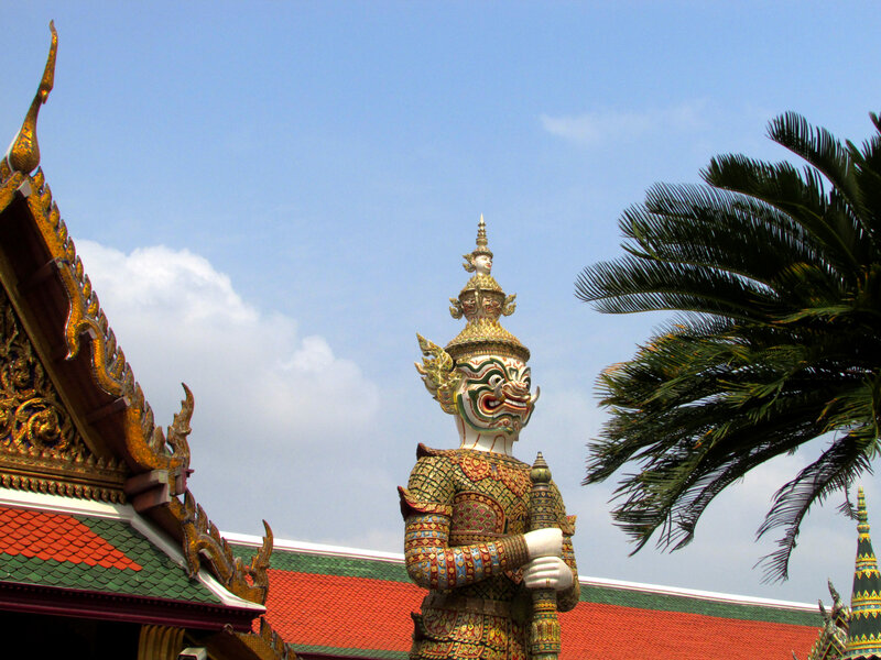Colorful Guardian Statue