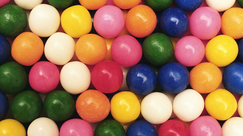 Colorful Gumballs — Yellow