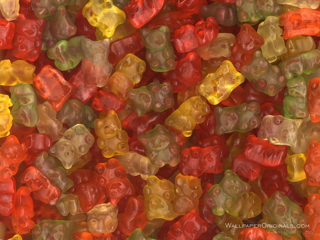 colorful gummy bears
