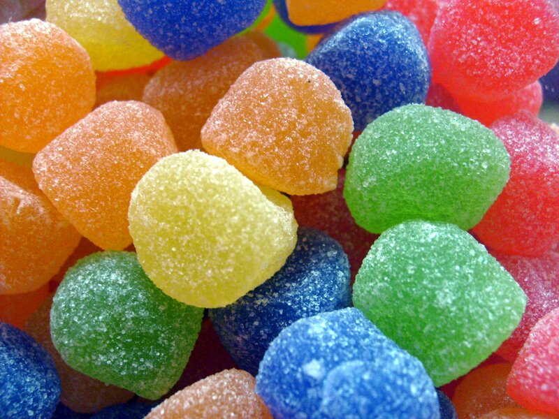 Colorful Gummy Candies — Blue