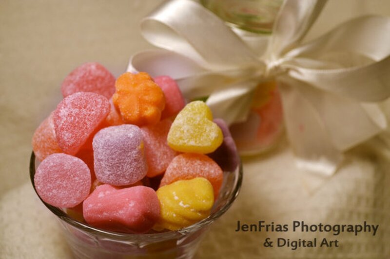 Colorful Gummy Candies — Pink