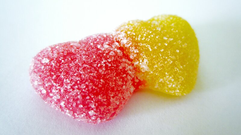 colorful gummy candy