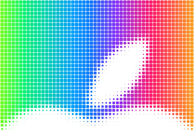 colorful halftone pattern