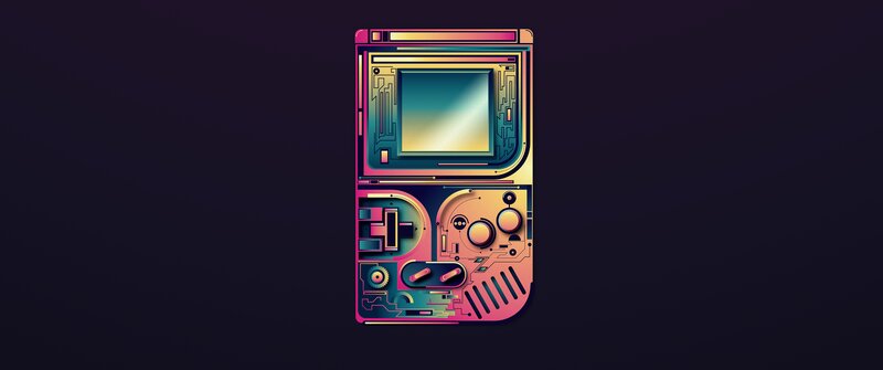 Colorful Handheld Console