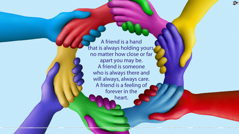 Colorful Hands Holding