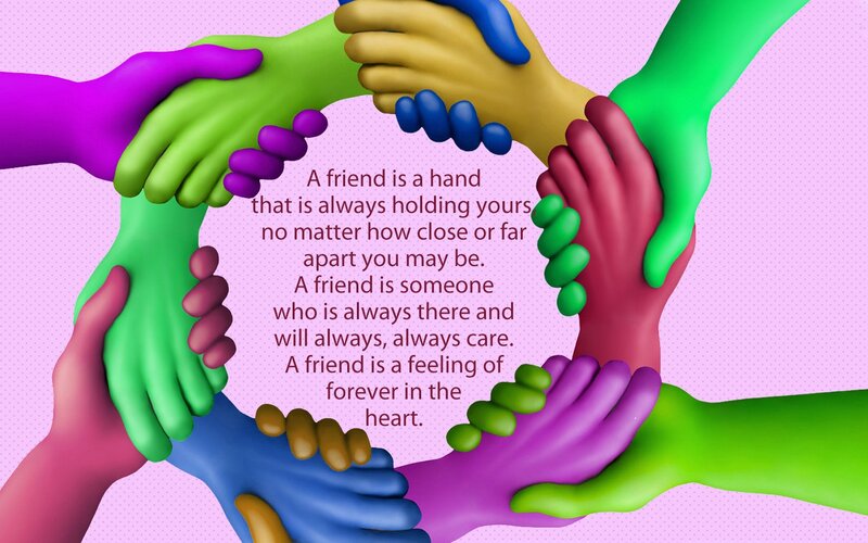 Colorful Hands in Circle