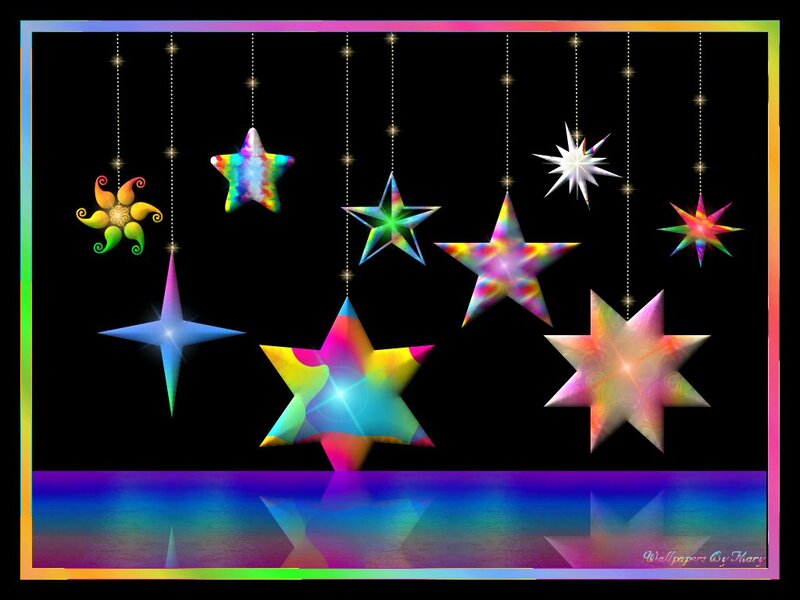 Colorful Hanging Stars
