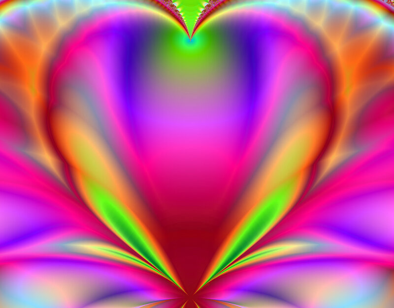 Colorful Heart Fractal