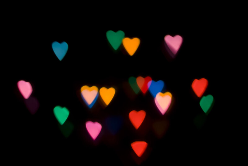 Colorful Heart Lights