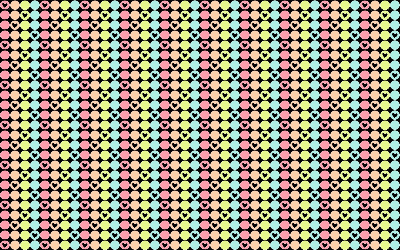 colorful heart pattern