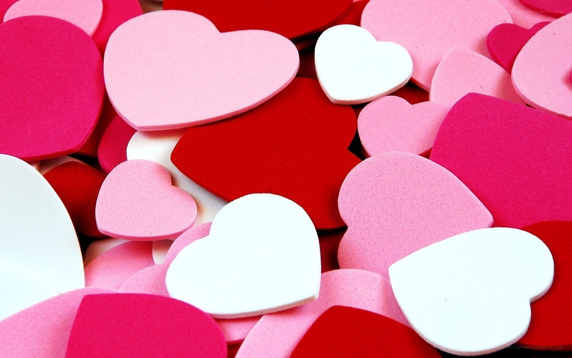 colorful heart shapes