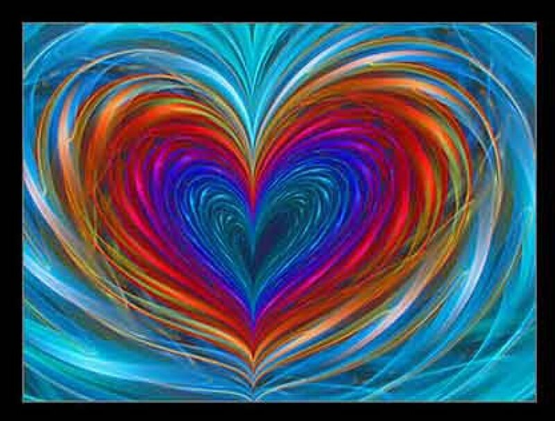 Colorful Heart Swirl