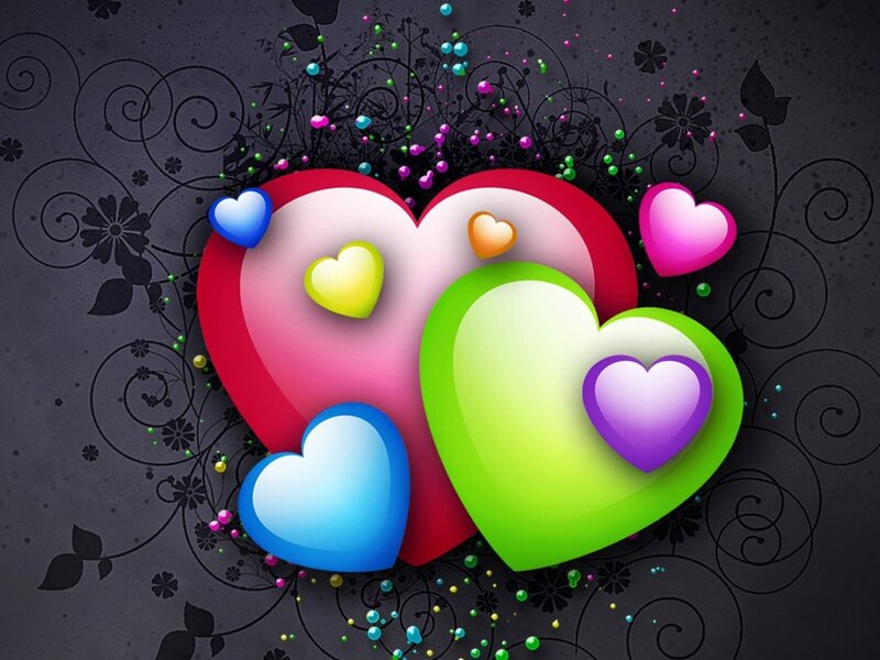 Colorful Hearts