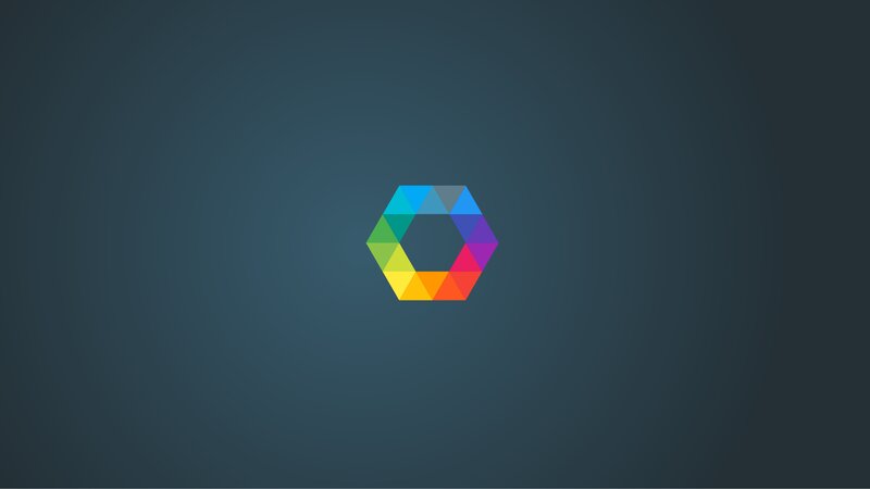 Colorful Hexagon Shape