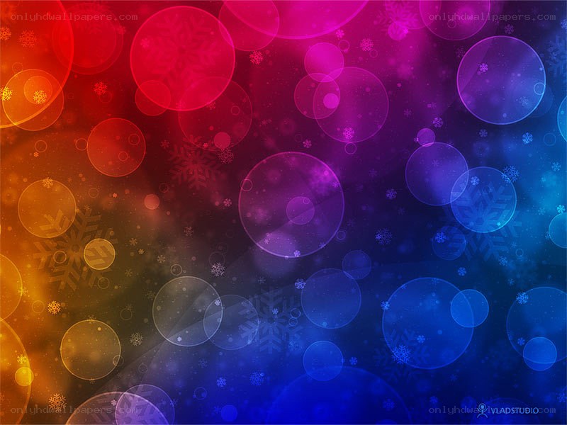 colorful holiday bokeh background