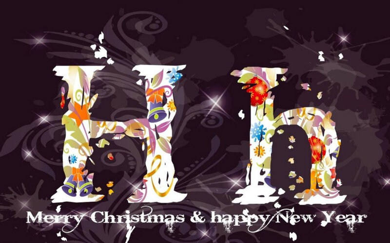 Colorful Holiday Letters