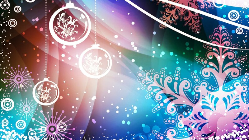 colorful holiday ornaments