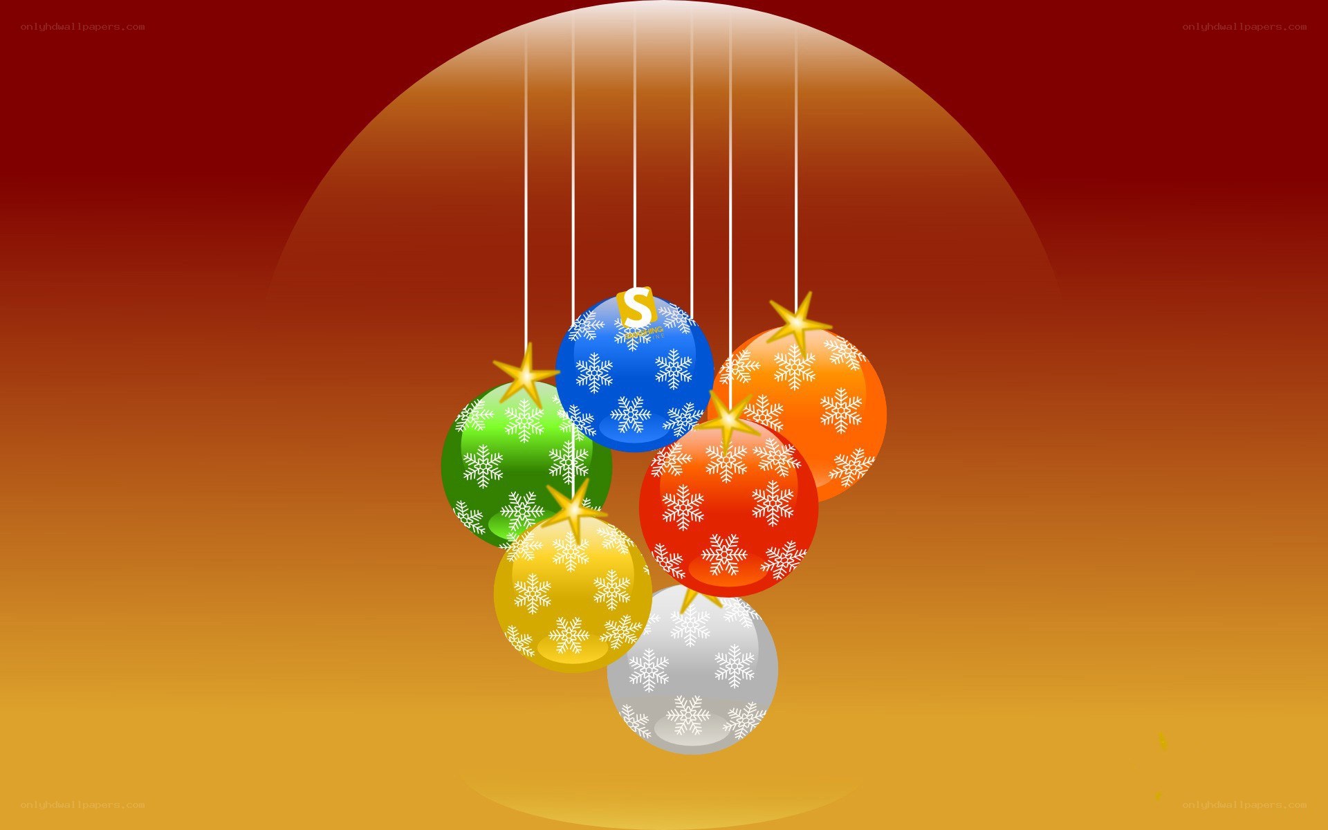 colorful holiday ornaments