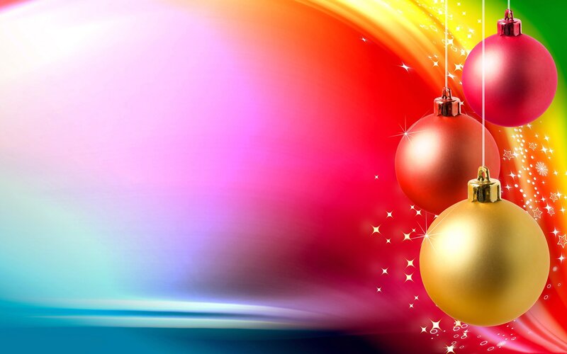 colorful holiday ornaments