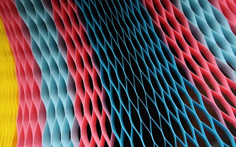 colorful honeycomb pattern