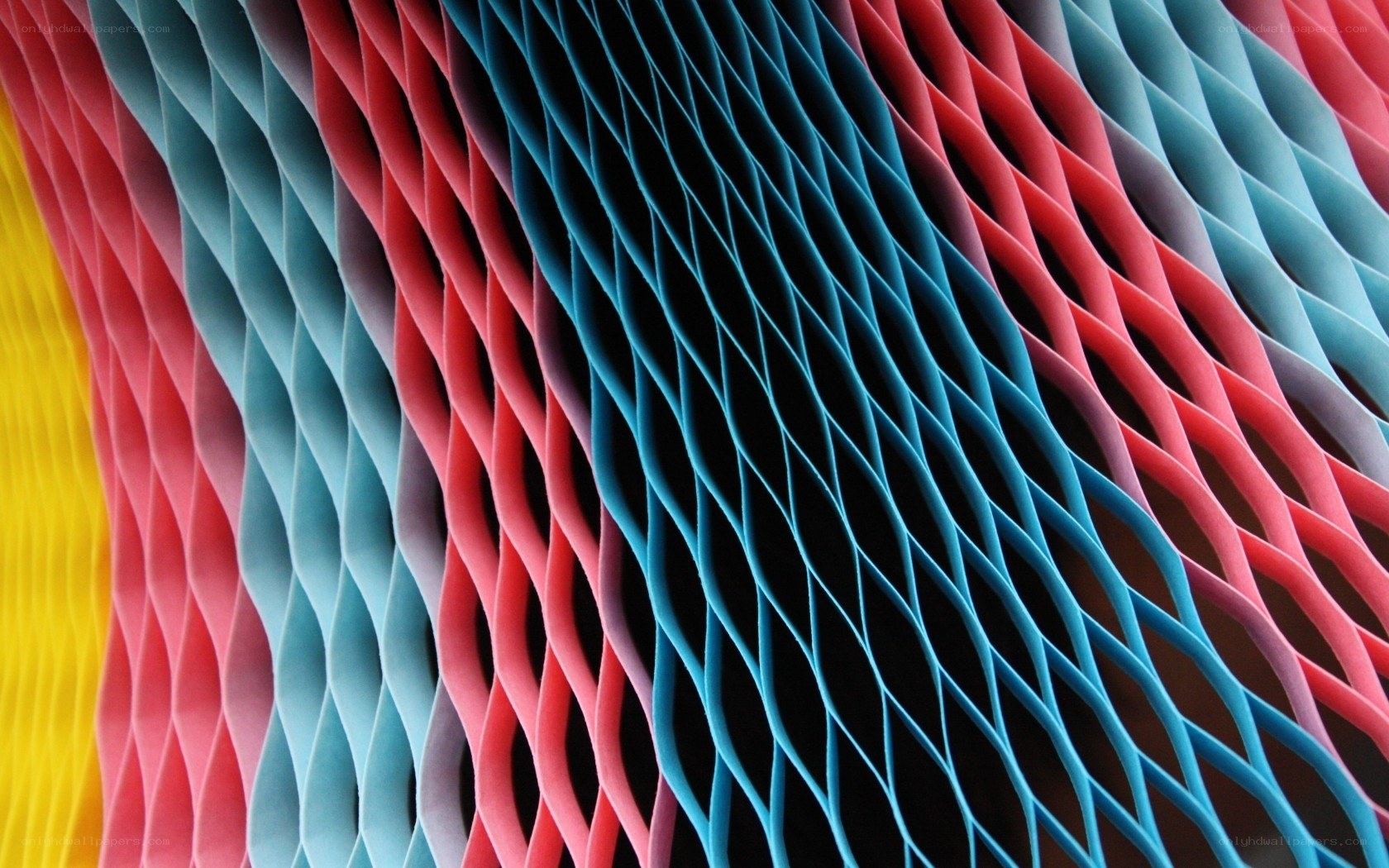 colorful honeycomb pattern