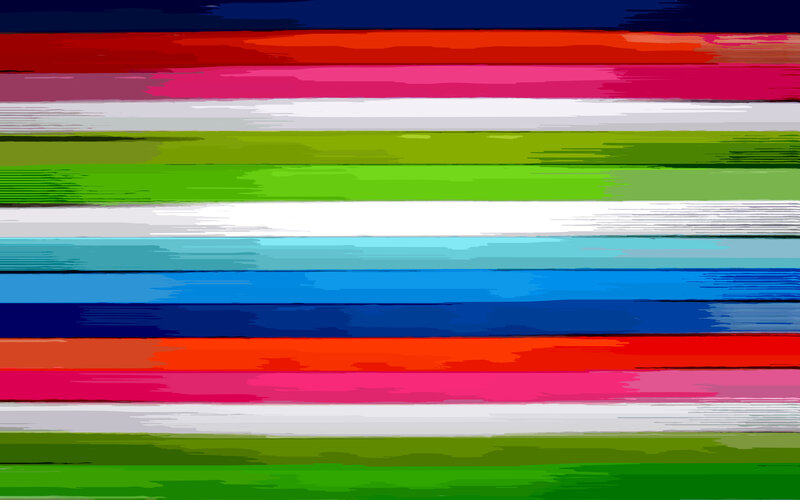 Colorful Horizontal Stripes — Red, Vibrant