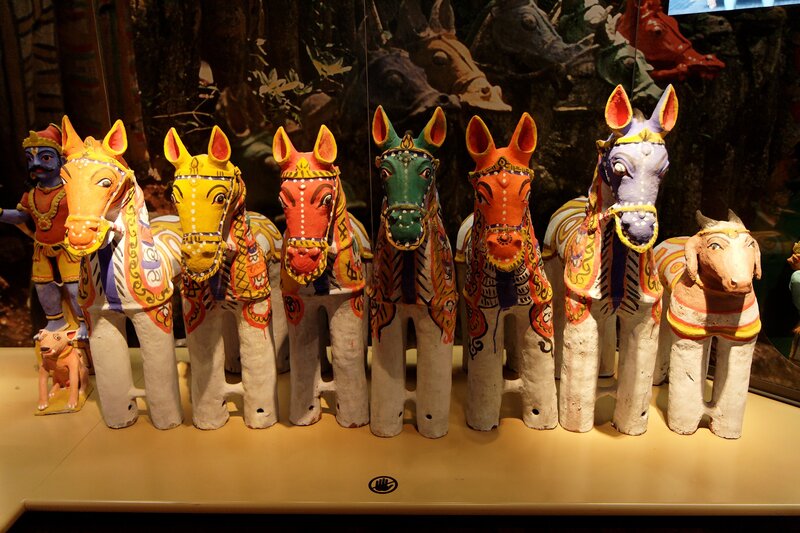Colorful Horse Figurines