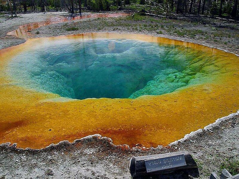 Colorful Hot Spring