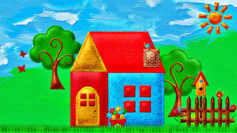 Colorful House Illustration