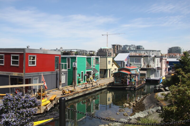 Colorful Houseboats