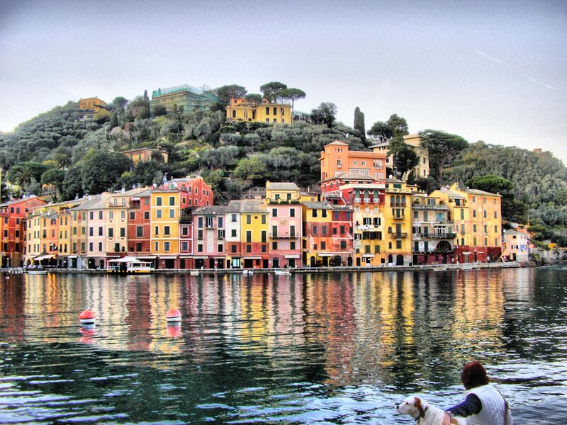 Colorful Houses by Water