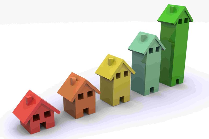 colorful houses in a row