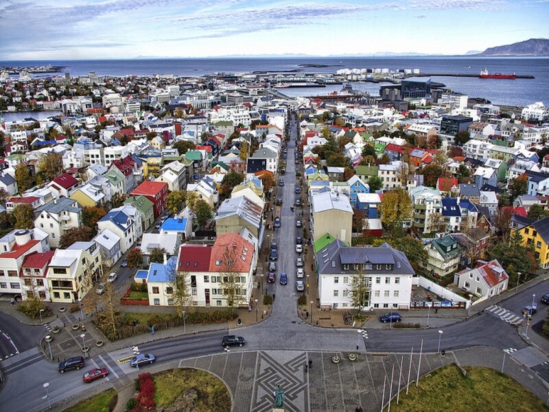 Colorful Houses in Reykjavik
